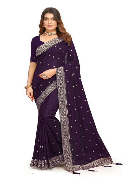 Heritage By Utsav Nari Vichitra Blooming Embroidery Saree Wholesalers In Delhi Catalog