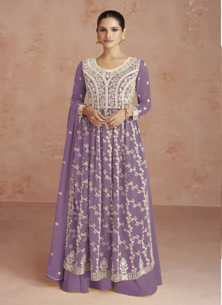 Purple Colour Inaya By Aashirwad Designer Salwar Suit Catalog 9623