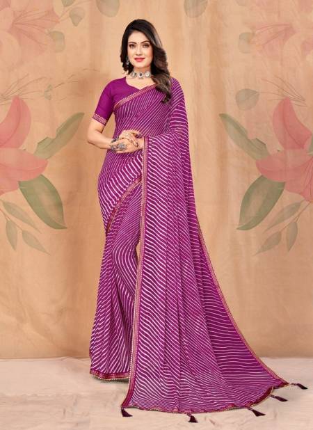 Purple Colour Jalpari Vol 5 By Ruchi Printed Saree Catalog 24402 d