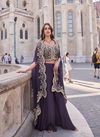 Purple Colour Jannat By Sayuri Designer Real Premium Silk Readymade Suits Suppliers In India 5574