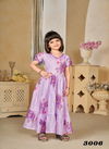 Purple Colour Jenny vol 3 By Lucaya 3001 To 3006 Kids Printed Girls Frock Wholesale Shop In Surat Jenny 3006