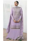 Purple Colour KF 142 Plazzo Suits Catalog 142 A