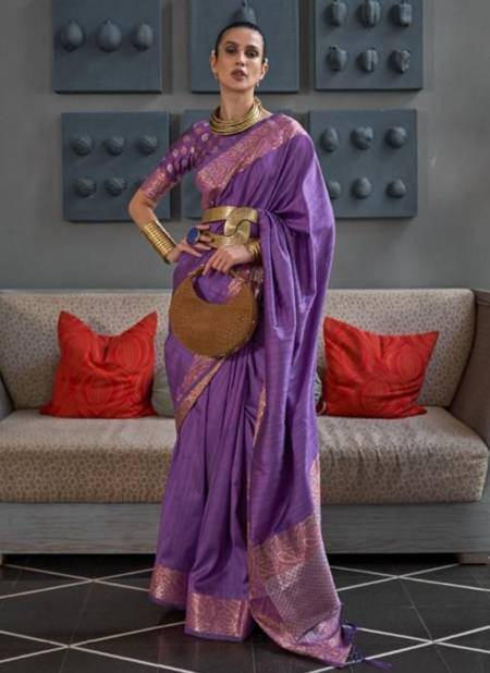 Purple Colour Kanshita Silk Exclusive Wholesale Silk Sarees Catalog 304001