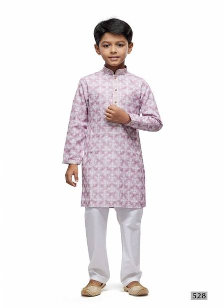 Purple Colour Kids Occasion Wear Designer Kurta Pajama Wholesale Shop In Surat 528