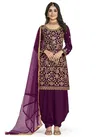 Purple Colour Mirror Vol 12 Wholesale Designer Wedding Wear Salwar Suit Catalog 171 A