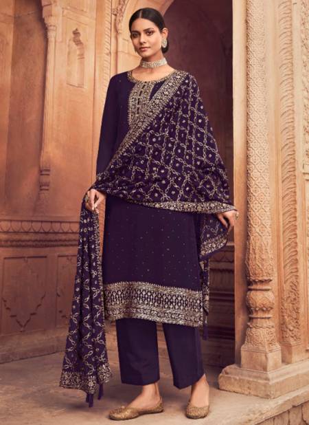 Purple Colour Nitya Vol 185 LT Wholesale Designer Salwar Suits Catalog 85003