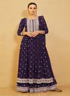 Purple Colour Nura By Aashirwad Designer Salwar Suit Catalog 9617