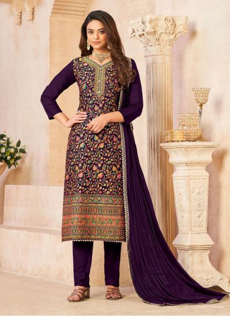 Purple Colour Pashvi 108 A To 108 F Designer Salwar Suits Catalog 108 A