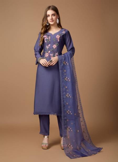 Peri Peri By NSF Roman Silk Designer Kurti With Bottom Dupatta Manufacturers Catalog