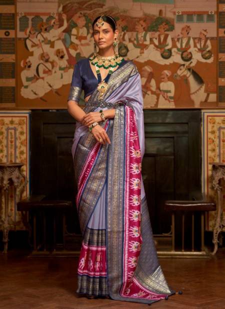 Purple Colour Priyam Patola Designer Wholesale Silk Sarees 468 B