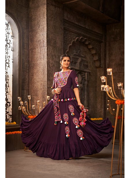 Purple Colour Raas Vol 8 By Shubhkala Designer Lehenga Choli Catalog 2347 Catalog