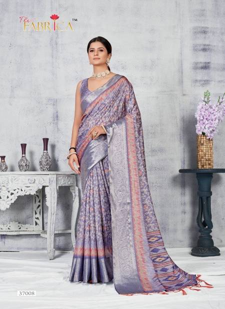 Purple Colour Safron Vol 2 By The Fabrica Party Wear Saree Catalog 37008