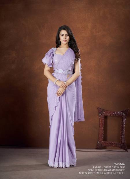 Purple Colour Shah Saki 24000 Mahotsav New Designer Wear Saree Suppliers in India 24014A