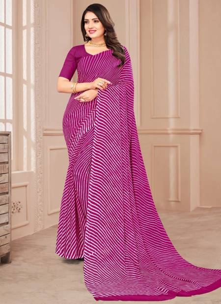 Purple Colour Star Chiffon Vol 107 By Ruchi Daily Wear Sarees Catalog 24304 C