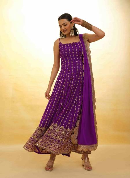 Purple Colour Summer Collection 4 By Arya Designs Redymade Suit Wholesalers In Delhi TF-227