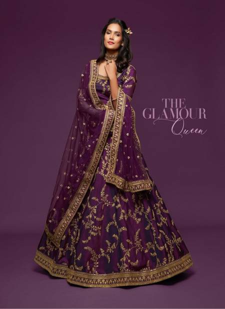 Purple Colour The Modern Vibes Vol 1 By Zeel Clothing Designer Lehenga Choli Exporters In India 7803