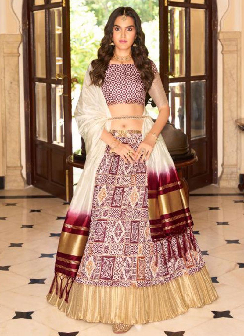 Purple Colour Vivanta Festive Wear Wholesale Designer Lehenga Choli Catalog 704