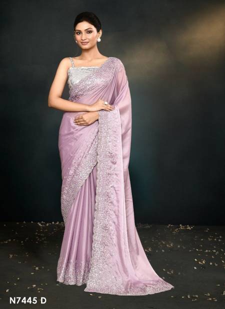 Purple Colour kaavyani Vol 5 By Mahotsav Designer Party Wear Saree Wholesale Online N7445 D