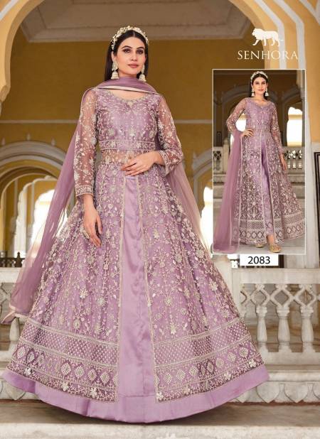 Purple Samara By Senhora Wedding Salwar Suit Catalog 2083