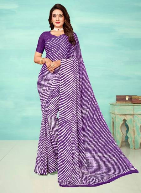 Purple Star Chiffon Vol 120 By Ruchi Daily Wear Saree Catalog 24315 E