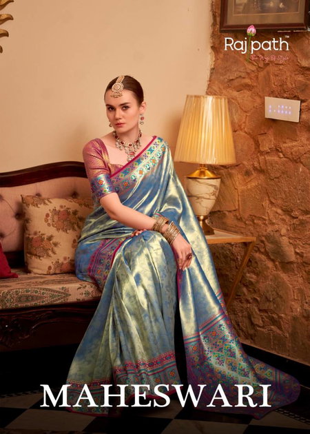 Maheswari By Rajpath Tissue Silk Fancy Saree Bulk Orders In India