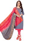 Grey Color Readymade Rahul NX Kulfi Chudidar Handwork Salwar Suit 1001