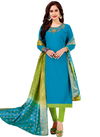 Sky Blue Color Rahul NX Kulfi Daily Wear Handwork Salwar Suit 1007