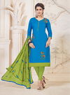 Blue Color Rahul NX Maahi South Cotton Readymade Salwar Suit1003