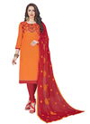 Orange Rahul NX Maharani Embroidery Work Regular Wear Salwar Suit 1002