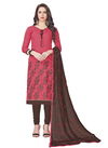 Pink Color Rahul NX Maharani Daily Wear Readymade South Cotton Embroidery Salwar Suit 1010