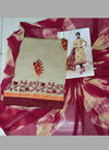 Cream Modal Silk Rahul NX Mango Printed Salwar Suit1001