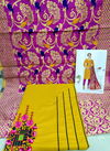 Yellow Rahul NX Panipuri Designer Handloom Cotton Salwar Suit 1006