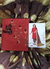 Red Color Rahul NX Sakshi Handwork Cotton Salwar Suit 1006