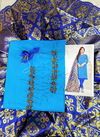 Blue Rahul NX Sakshi Sky Handwork Designer Regular Wear Salwar Suit 1004