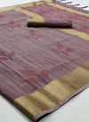 Purple Rajtex Korin Soft Handoom Weaving Silk Designer Wedding Saree 129001