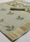 Green Designer Rajtex Korin Soft Handoom Weaving Silk Saree 129003