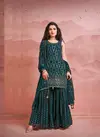 Rama Blue Colour Noorani Vol 7 By Arya Designs Shrara Suit Catalog 59003