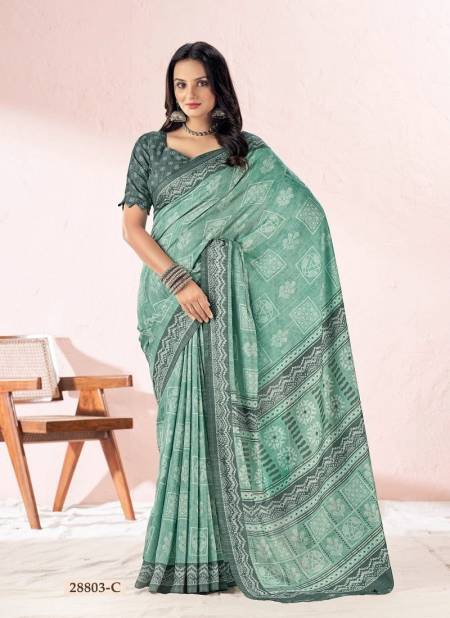 Rama Colour Aadhya Vol 1 By Ruchi Tussar Silk Designer Saree Catalog 28803 C