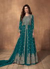 Rama Colour Madhubala By Aashirwad Georgette Designer Readymade Suit Catalog 9852