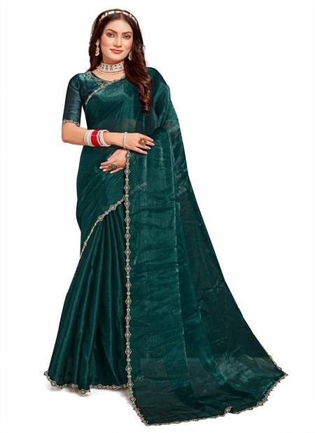 Rama Colour Millie By Nari Fashion Desginer Jimmy Choo Silk Saree Exporters In India 7786