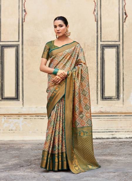 Rama Colour Varnam Silk By Rajpath Occasion Wear Pure Pattu Silk Saree Wholesale In Delhi 280004