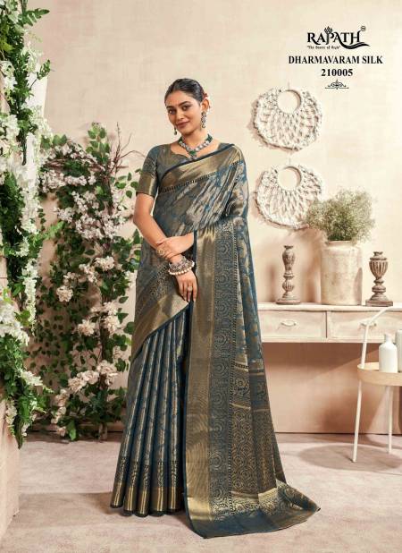 Rama Colour Venkatgiri Silk By Rajpath Pure Dharmavaram Sarees Exporters In India 210005