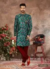 Rama Green Colour Vol 11 Wedding Wear Mens Indo Western Suppliers In India 5222