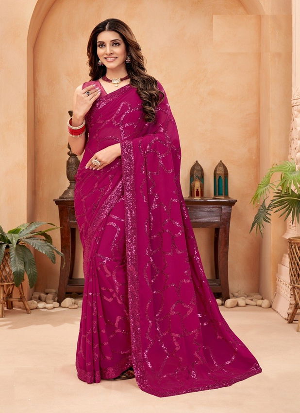 Aaradhna Vol 7 By Aayaa Party Wear Saree Catalog