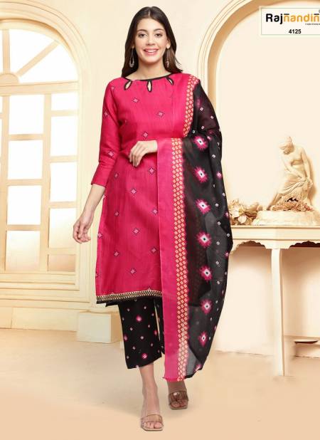 Rani Colour Aarvi By Rajnanadini Pinted Salwar Suit Catalog 4125