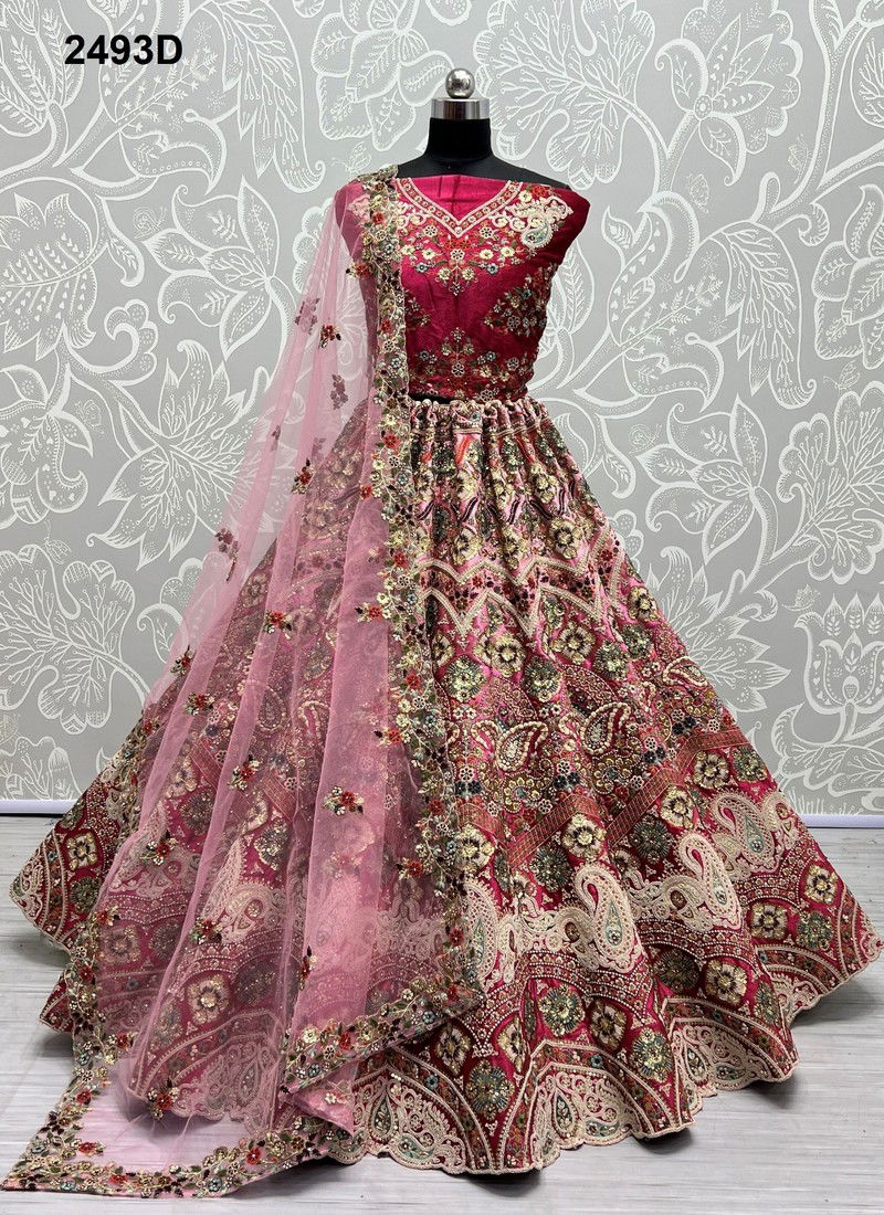 Rani Colour Anjani Art 2493 Colors Designer Lehenga Choli Catalog 2493 D