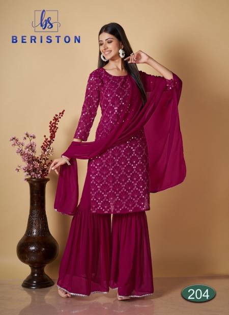 Rani Colour BS Vol 2 By Beriston Readymade Salwar Suits Catalog 204