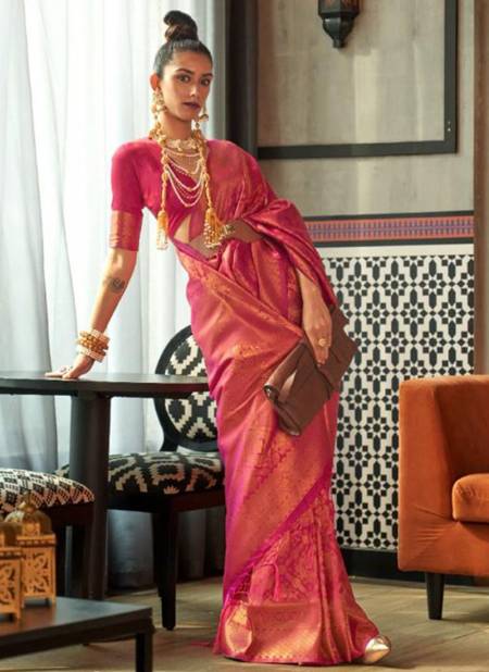 Rani Colour Kanvi Silk Royals Festive Wear Wholesale Designer Sarees 3001