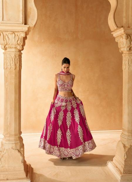 Rani Colour Nazakat By Sayuri Designer Georgette Lehenga Choli Suppliers In India 5569