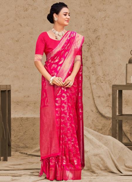 Rani Colour Raj Rani Silk Designer Wholesale Silk Sarees 3244